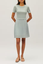 Claudie Pierlot - Knitted Dress - Telicourta - Almond