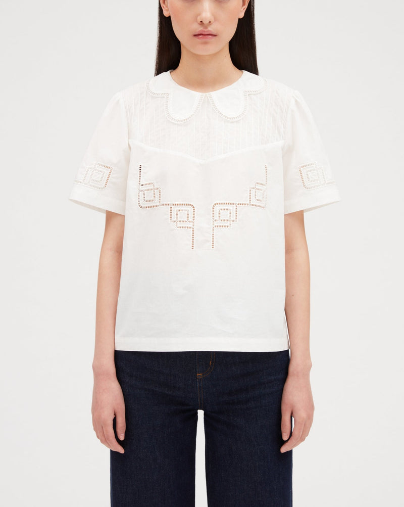 Claudie Pierlot - Top albahaca - Crudo