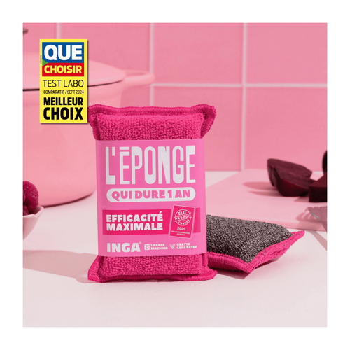 Duo D'Éponges Roses