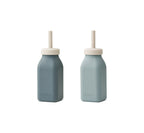 Bouteille De Milkshake Enfant - Pack De 2 Erika - Blue Mix