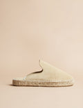 Alpargatas Planas Copenhagen - Piel Ante Beige - Mujer