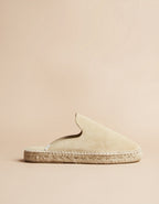 Alpargatas Planas Copenhagen - Piel Ante Beige - Mujer