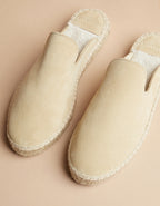 Alpargatas Planas Copenhagen - Piel Ante Beige - Mujer