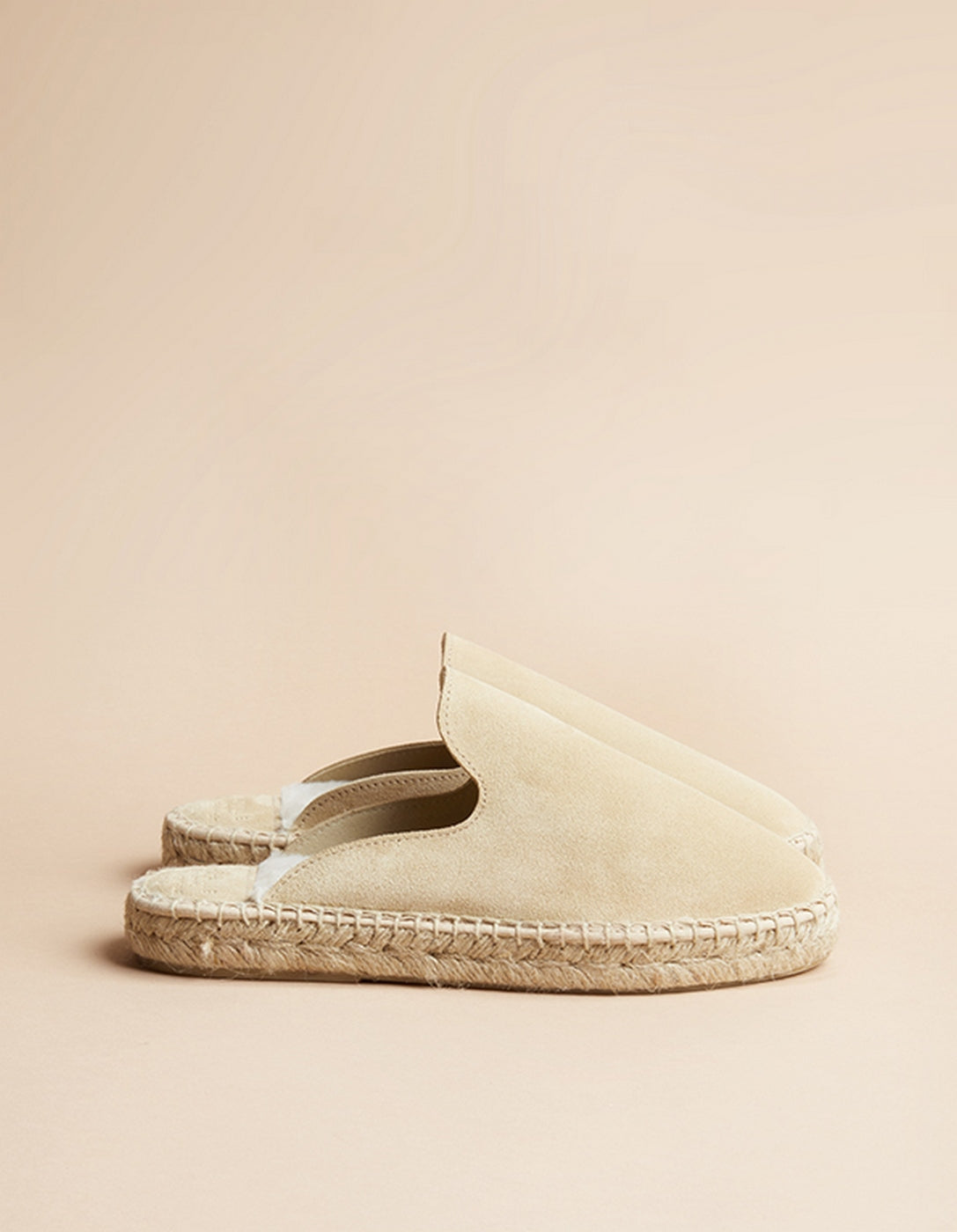 Alpargatas Planas Copenhagen - Piel Ante Beige - Mujer