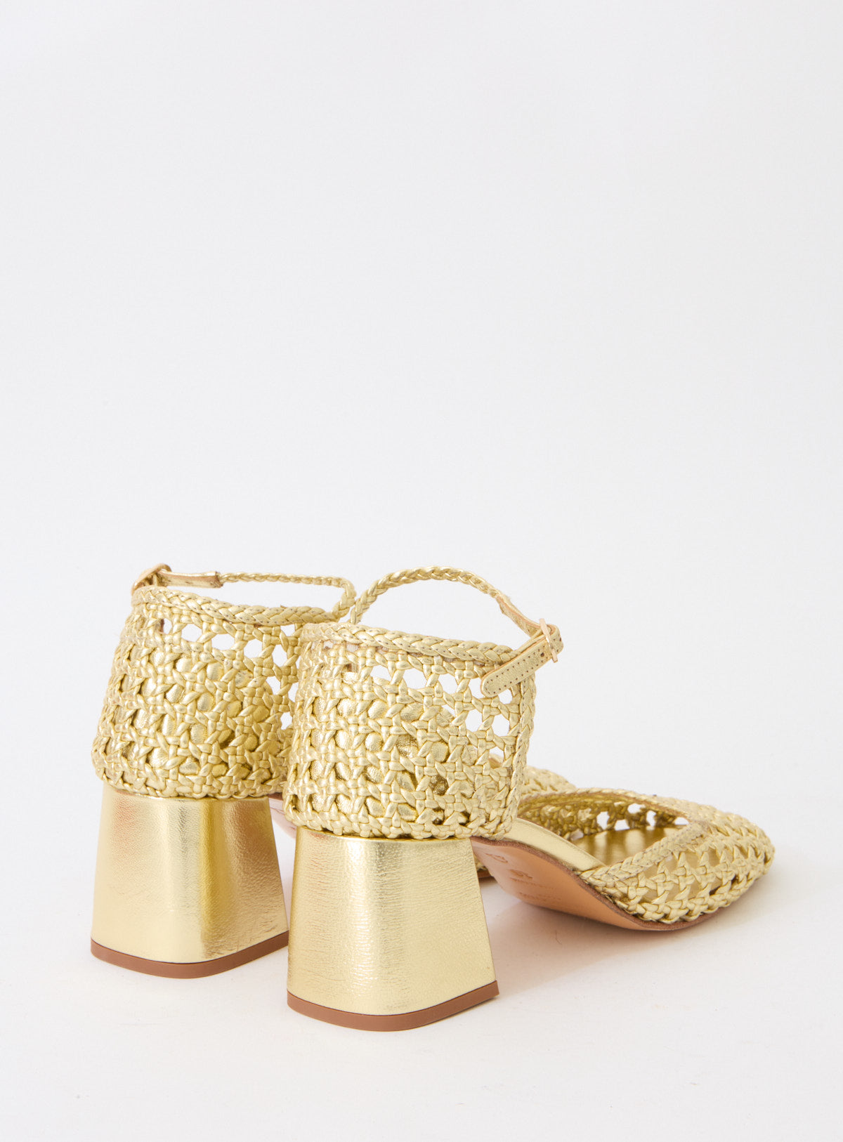 Petite Mendigote - Claire Foil Heels - Gold