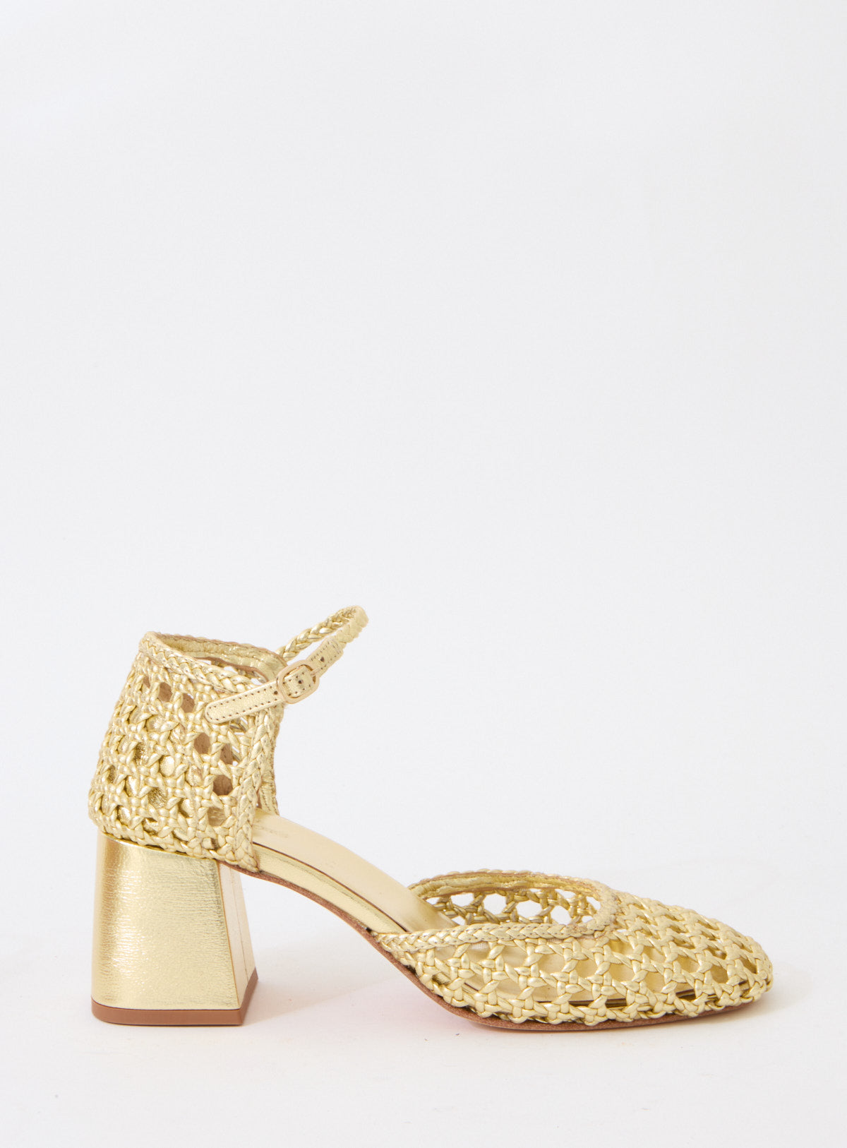Petite Mendigote - Claire Foil Heels - Gold