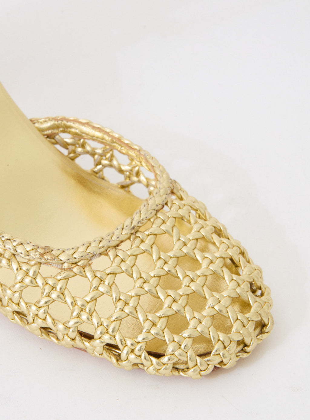 Petite Mendigote - Claire Foil Heels - Gold