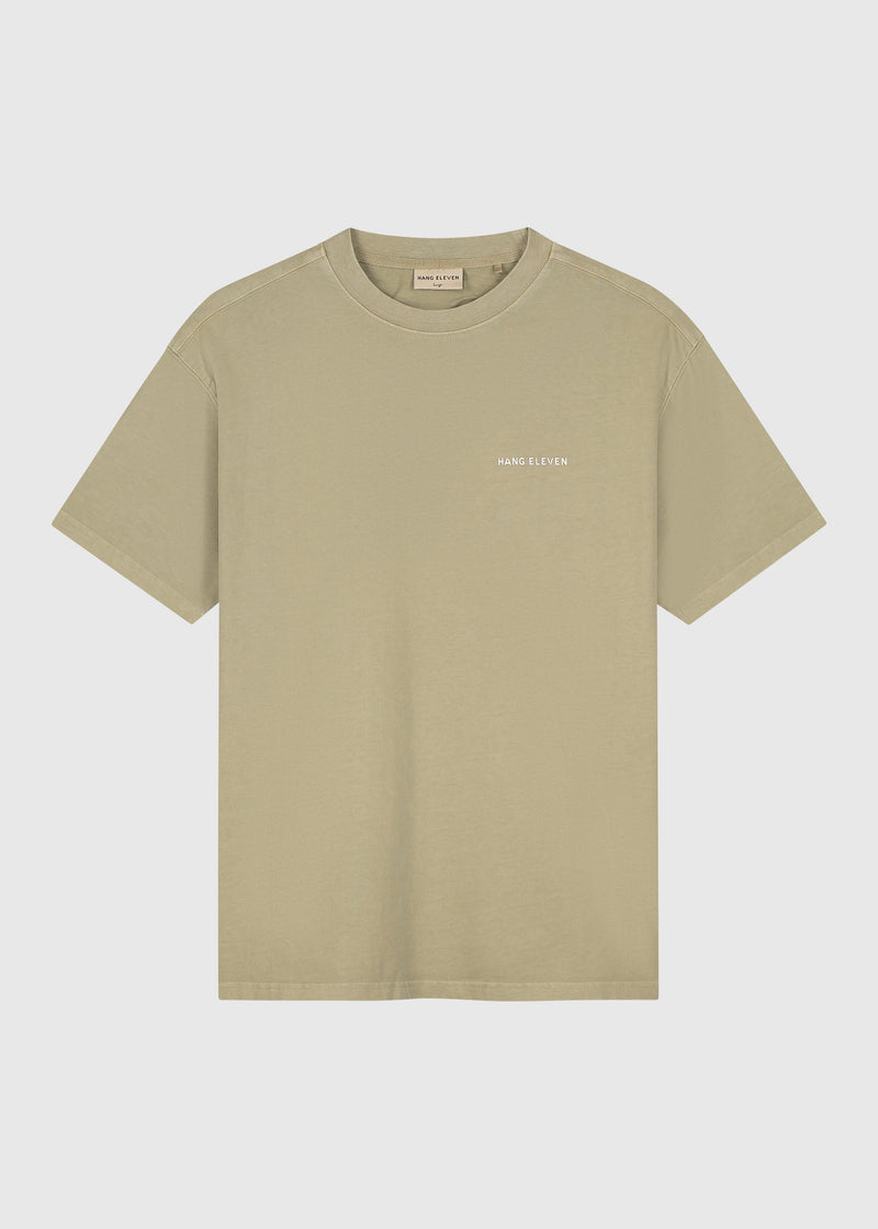 Camiseta Essential Lavada - Verde Pizarra