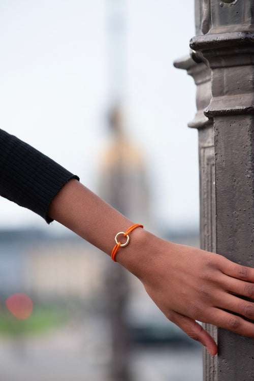 Bracelet Essor - Orange Fluo