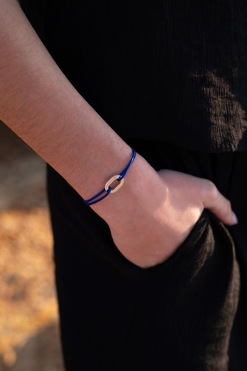 Bracelet Estrope - Bleu Roi