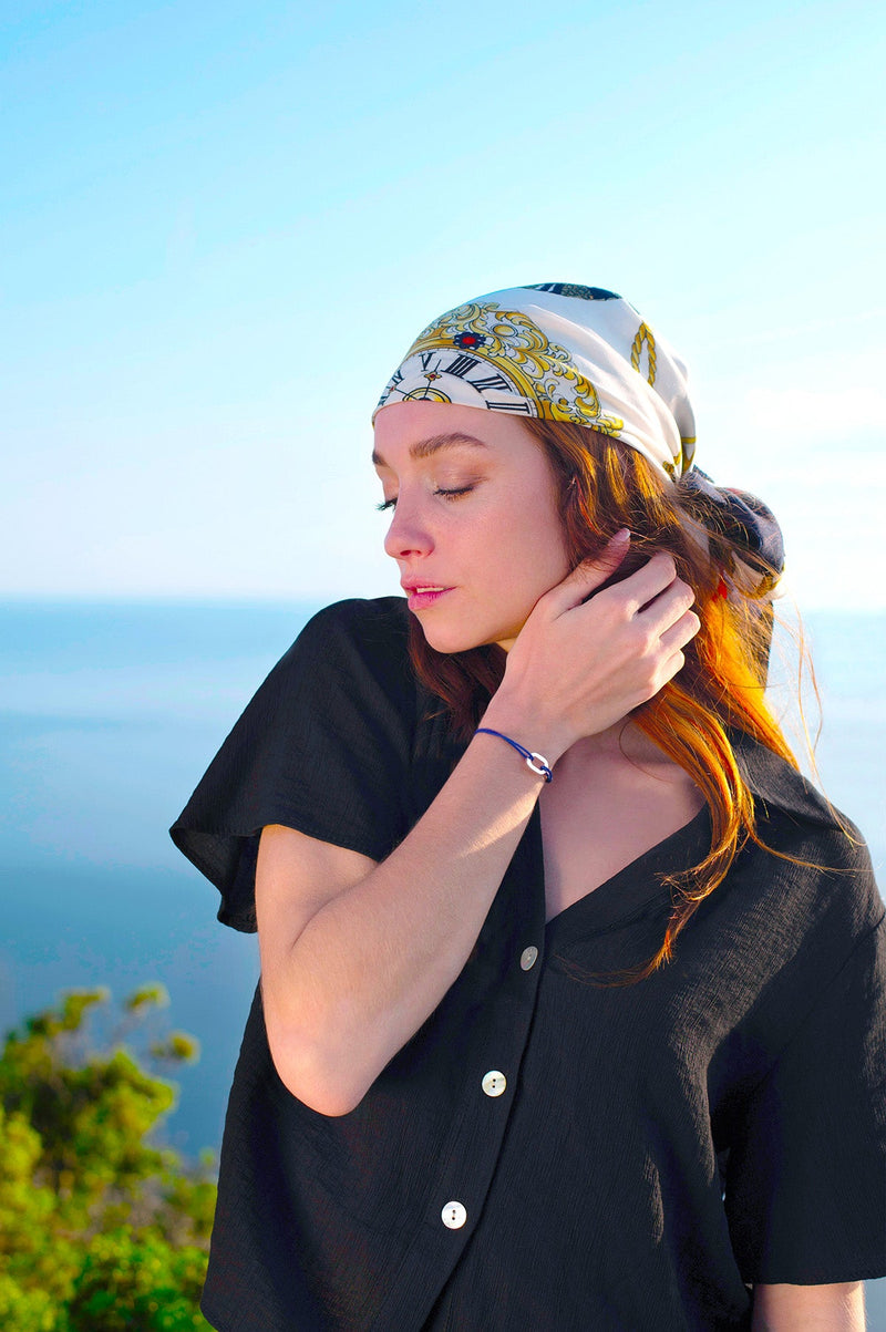 Bracelet Estrope - Bleu Roi