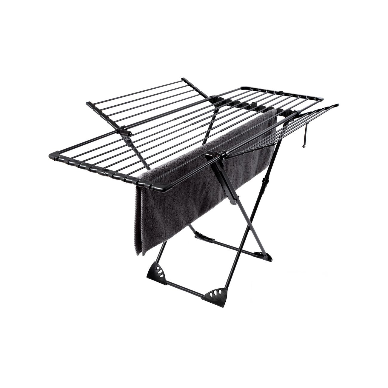 Étendoir À Linge Ailes Pliables Umea - 27M - Noir