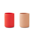 Ethan Mug - Set of 2 - Apple Red / Tuscan Rose