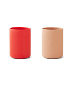 Ethan Mug - Set of 2 - Apple Red / Tuscan Rose