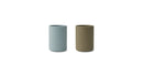 Set De 2 Gobelets Ethan - Blue Fog / Khaki Mix