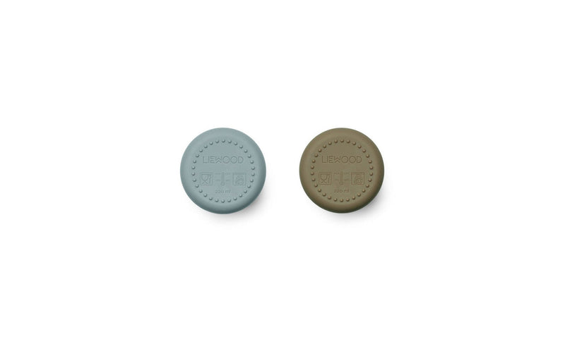 Set De 2 Gobelets Ethan - Blue Fog / Khaki Mix