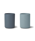 Lote de 2 tazas Ethan - Mezcla azul