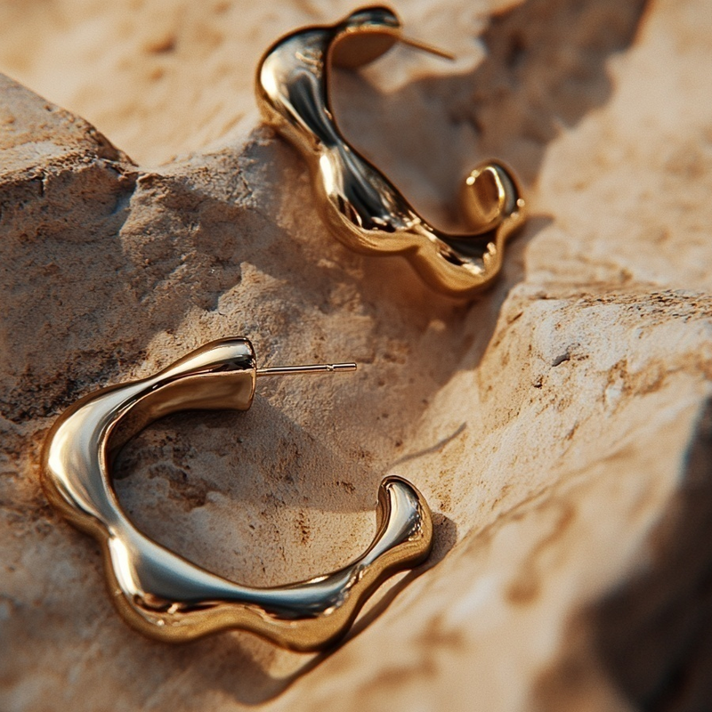 Boucles D'Oreilles Meteor Magma