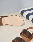 Etienne Sandals - Brown leather