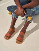 Etienne sandals - Cognac leather