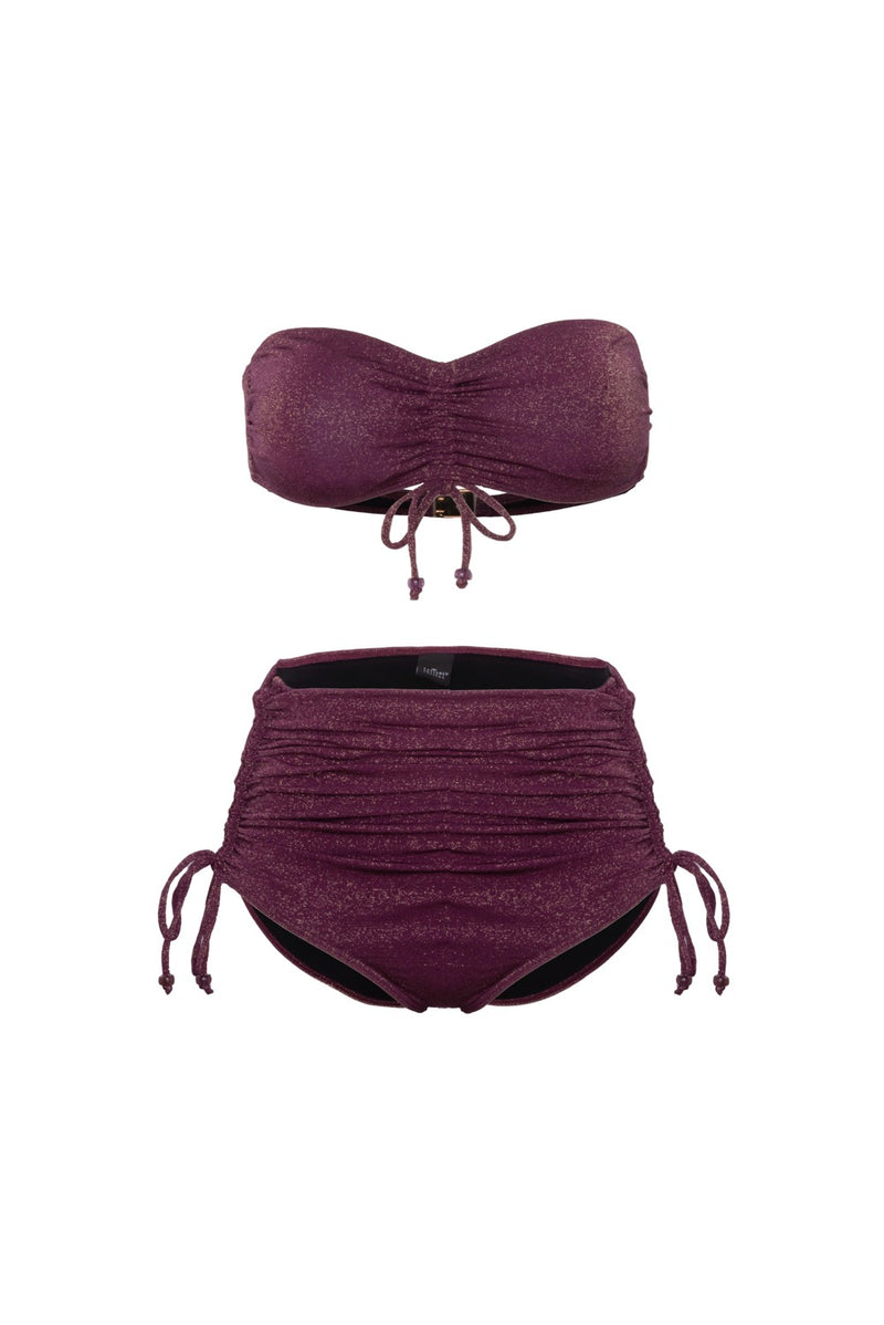 Haut Bandeau Etincelle Fronce - Marsala