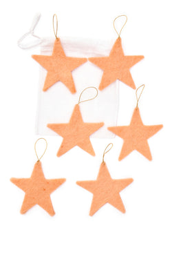 Sæt Med 6 Feststjerner - Blush
