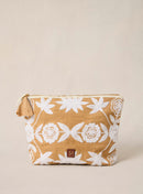 Pochette Eva Xl Broderie - Camel
