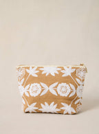 Pochette Eva Xl Broderie - Camel