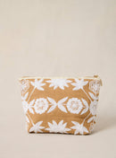 Pochette Eva Xl Broderie - Camel