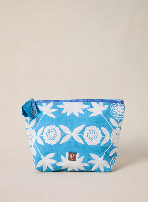 Pochette Eva Xl Broderie - Mer