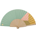 Eventail Bois De Bouleau Paradis Celadon