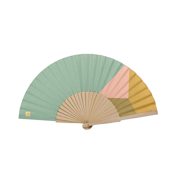 Paradis - Eventail - Bois De Bouleau - Celadon