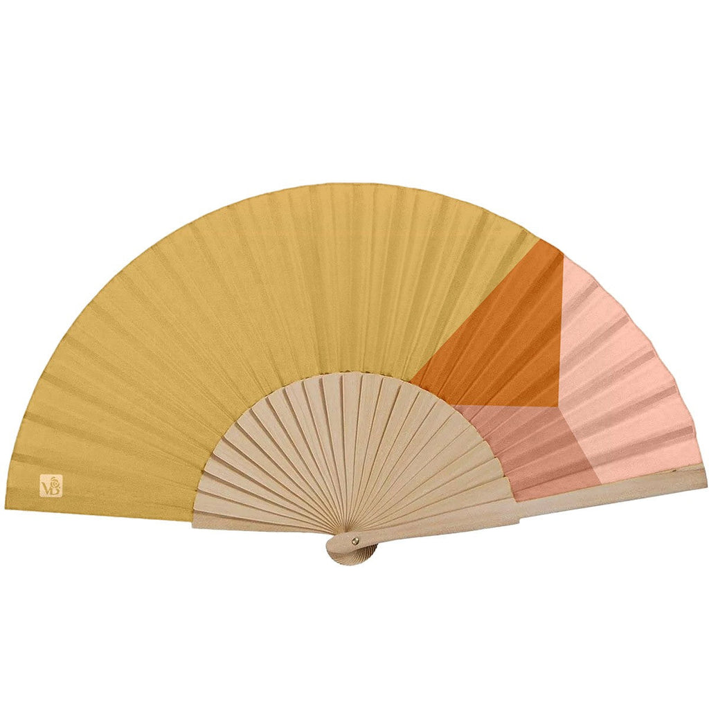 Paradis - Eventail - Bois De Bouleau - Ocre