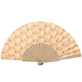 Eventail Bois De Bouleau Thais Rose