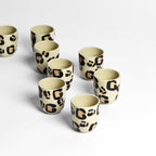 Set De 2 Tasses Expresso - Léopard