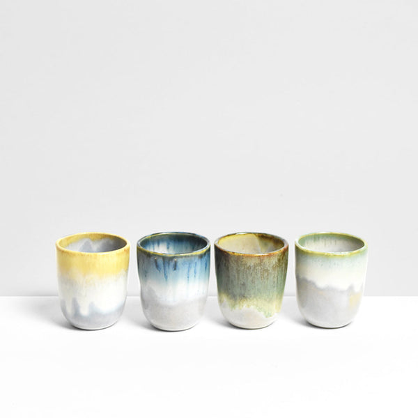 Set De 4 Tasses Expresso - Mix Amarelo
