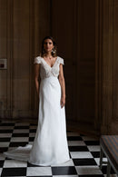 Robe Longue Sophie - Blanc Soie