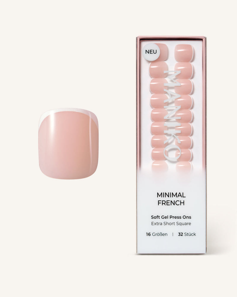 Minimal French (Extra Court, Carré) - Press Ons