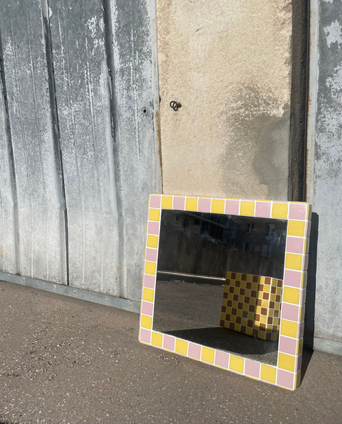 Miroirs Guillaume - Jaune Et Rose
