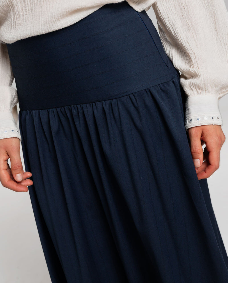 Jupe City Spot - Bleu Marine