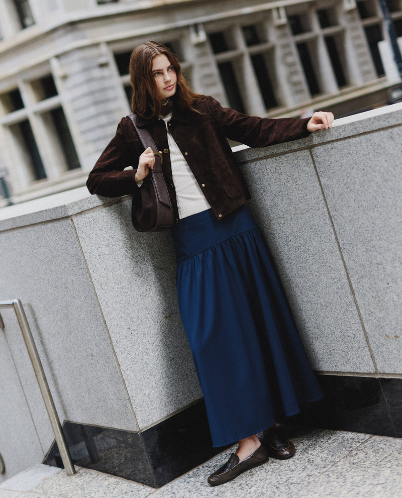 Jupe City Spot - Bleu Marine