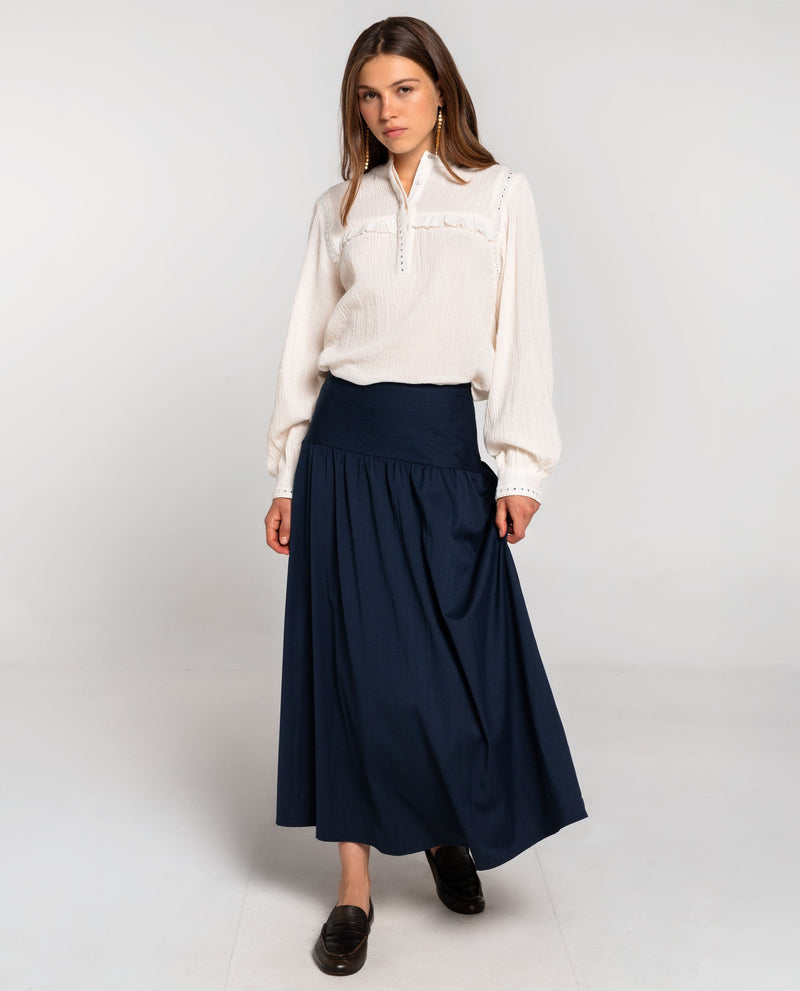 Jupe City Spot - Bleu Marine