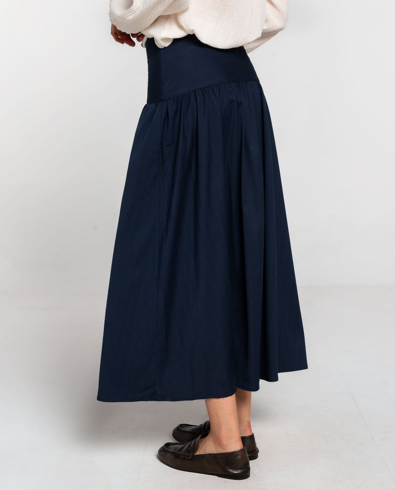 Jupe City Spot - Bleu Marine