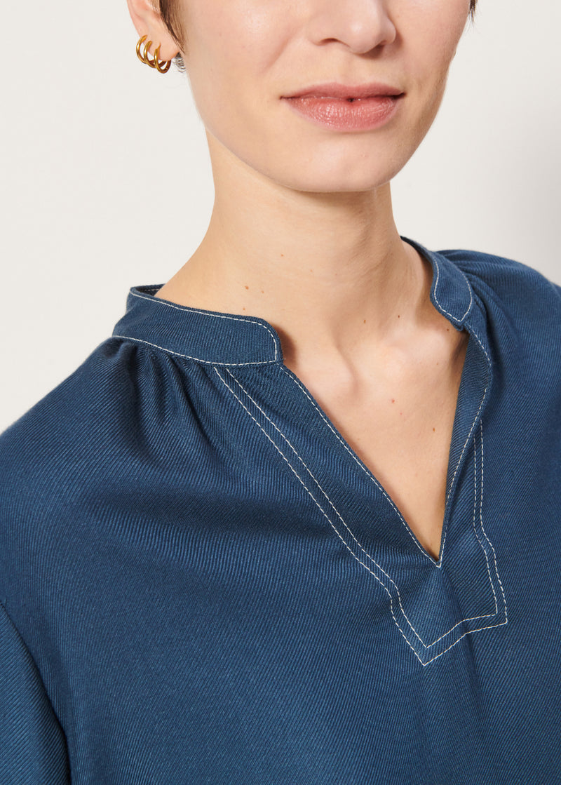 Azenor Blouse - Cobalt