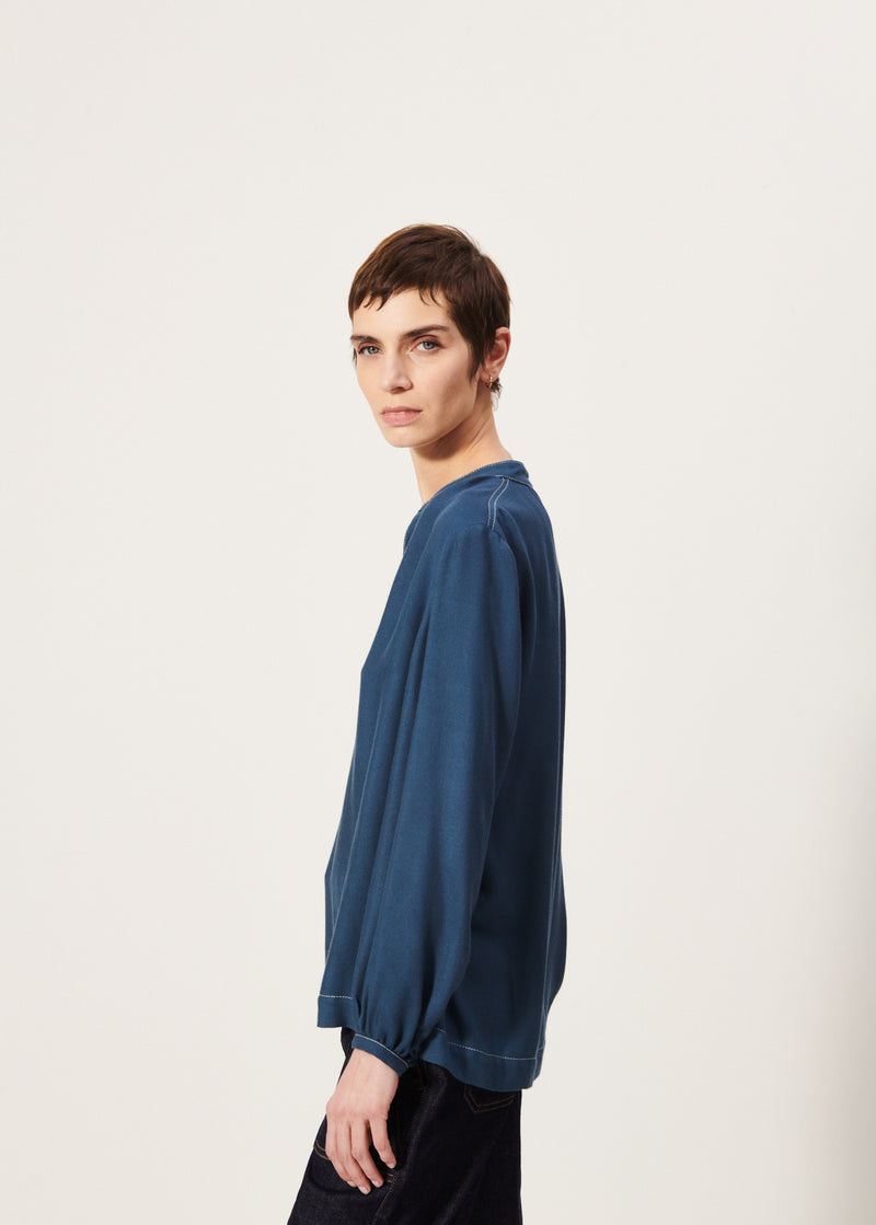 Azenor Blouse - Cobalt