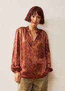 Azenor Blouse - Moiré Print