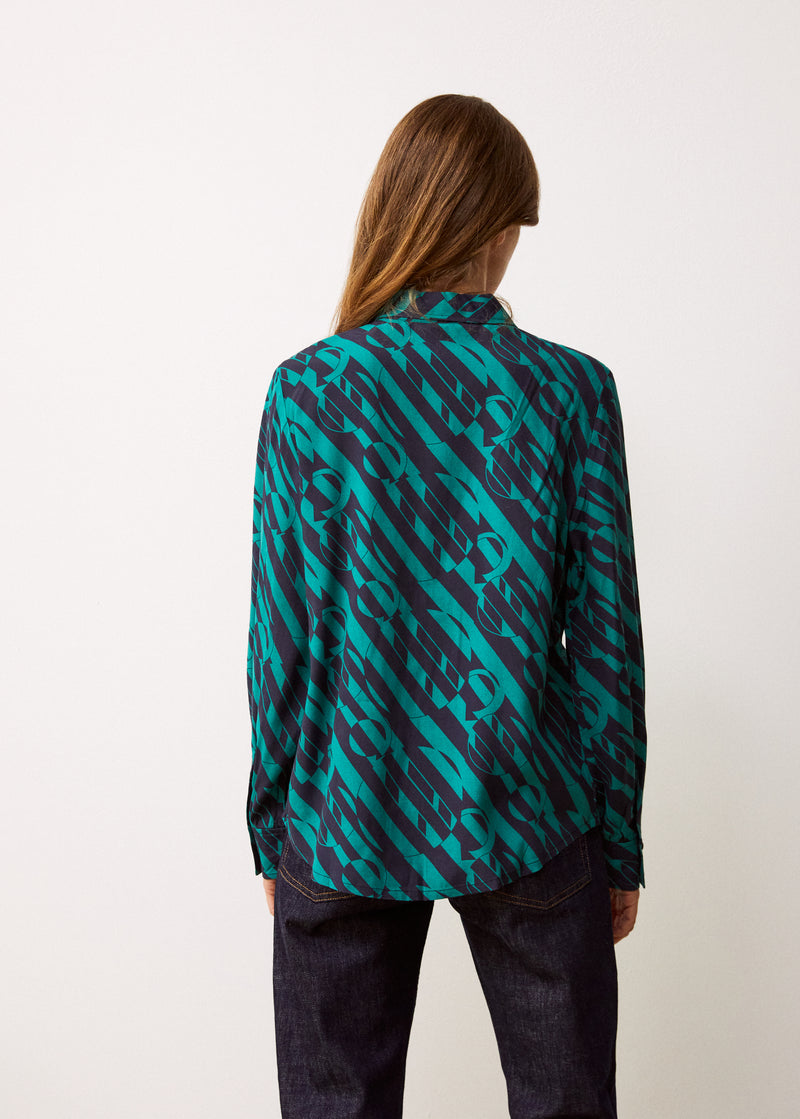 Guilene Shirt - Print. Geometric
