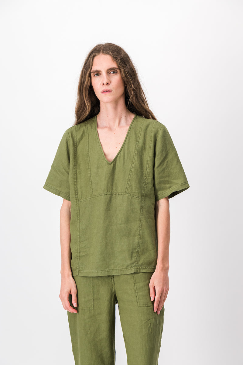 Top Jolanta - Oliva - Mujer