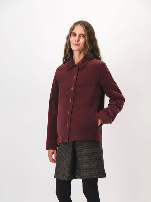 Keziah Jacket - Aubergine