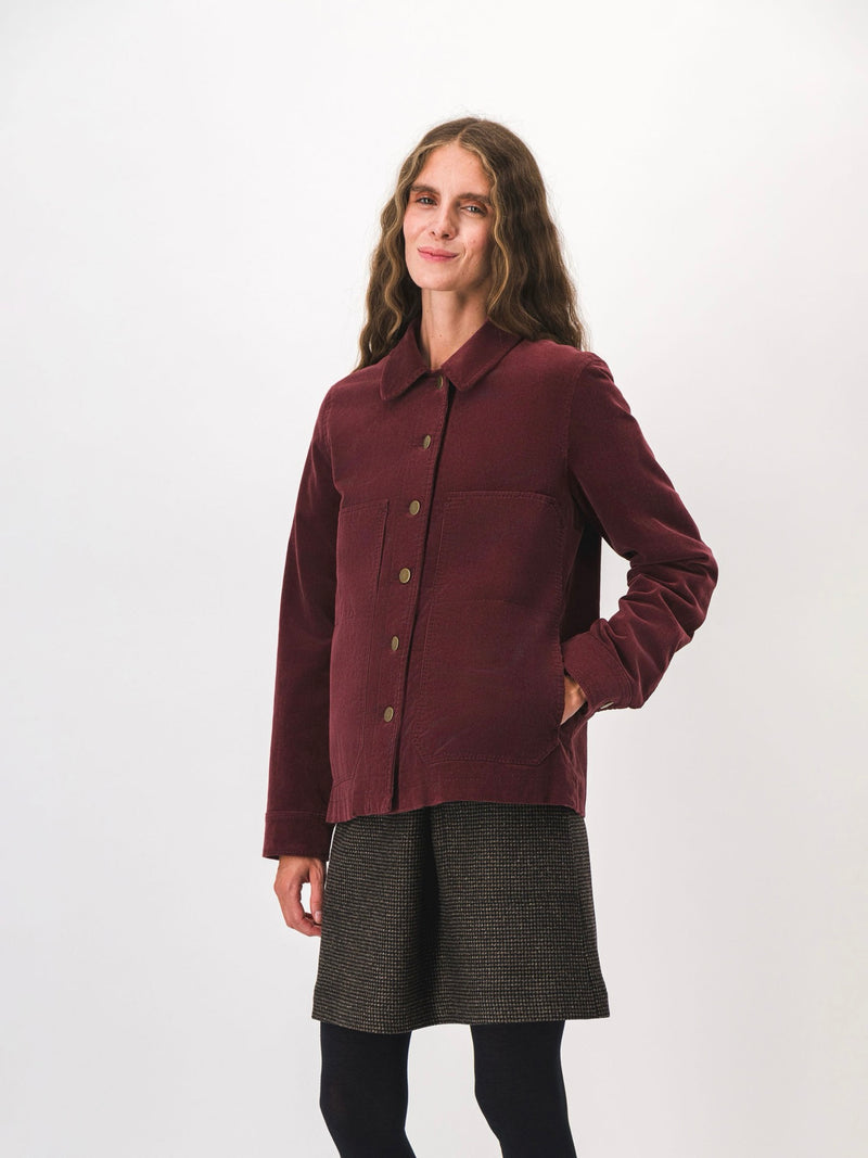 Keziah Jacket - Aubergine